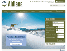 Tablet Screenshot of aldiana.de